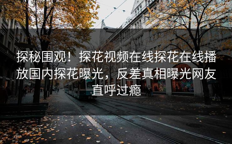 探秘围观！探花视频在线探花在线播放国内探花曝光，反差真相曝光网友直呼过瘾